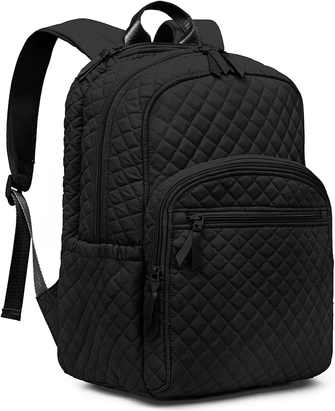 Backpack for Women, College Backpack, Quilted Casual Daypack, Waterproof by Unknown