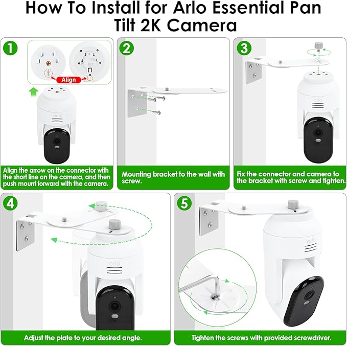 2Packs Adjustable Corner Mount Bracket - Image 5