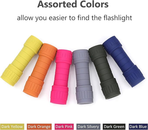 6-Pack Small Flashlights Set, Super Bright 100 Lumen LED Flashlight Pack - Image 2