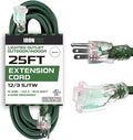 IRON FORGE CABLE 12 Gauge Extension Cord 25 Ft Lighted End by IronForgeCable