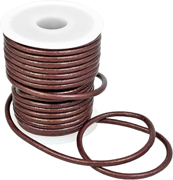 GENIQUE Real/Genuine Round Leather String Cord - Image 4