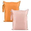 Tiny Twinkle Mess Proof Wet Bags | 2-Pack Reusable Waterproof Wet Bags by TinyTwinkle