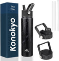Konokyo Insulated Water Bottle 24oz Stainless Steel Sport Bottles by Konokyo
