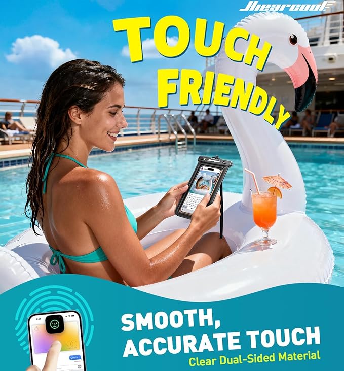 Hiearcool Universal Waterproof Phone Pouch, Underwater Dry Bag - Image 4