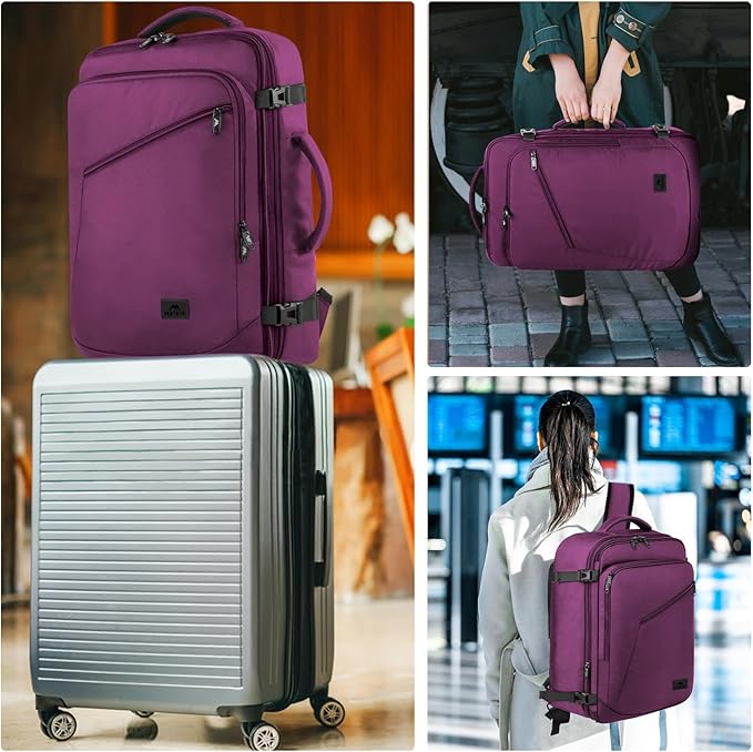 MATEIN Travel Backpack for Women, Expandable Flight Approved Carry on Backpack - Image 7