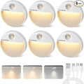 EverBrite Rechargeable Round Motion Sensor LED Night Light, Motion Activated by EverBrite