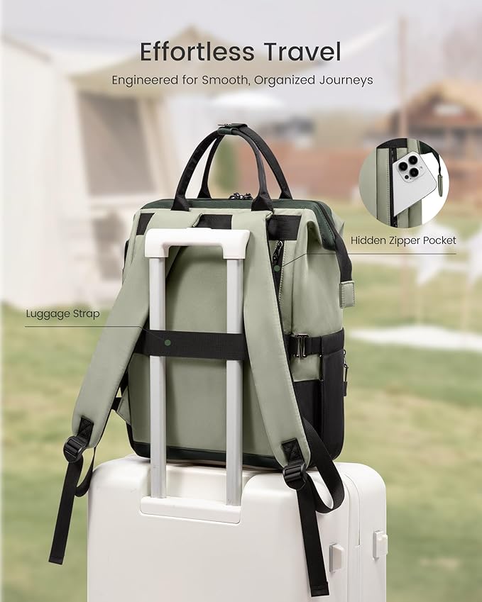 LOVEVOOK Laptop Backpack for Women, 15.6 Inch Travel Backpack for Work College - Image 6