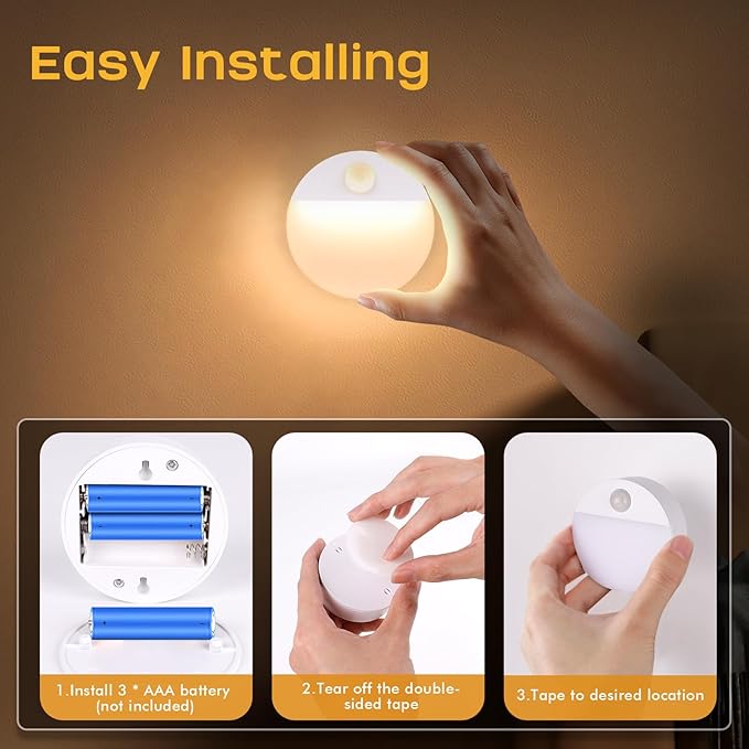 Guankai 12 Pack Motion Sensor Stair Light - Image 6