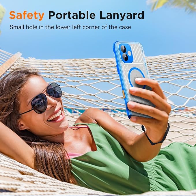 WIFORT for iPhone 16 Waterproof Case, Fit for Magsafe Full Body Magnetic - Image 7