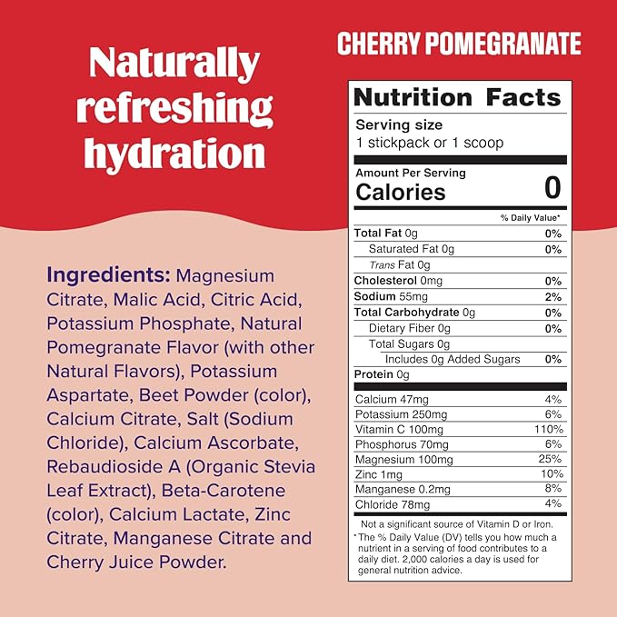 Ultima Replenisher Daily Electrolyte Powder Drink Mix – Sugar Free – Cherry - Image 3