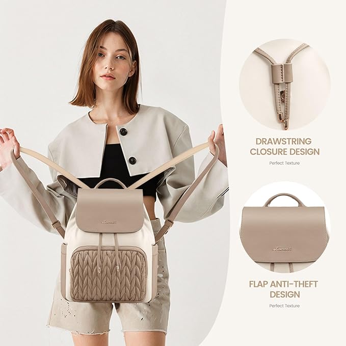 LOVEVOOK Mini Backpack for Women, Small Backpack Purse for Travel Work Cute - Image 6