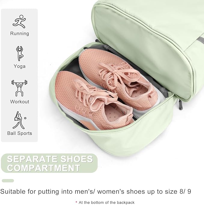 coofay Gym Backpack For Women Waterproof Backpack - Image 5