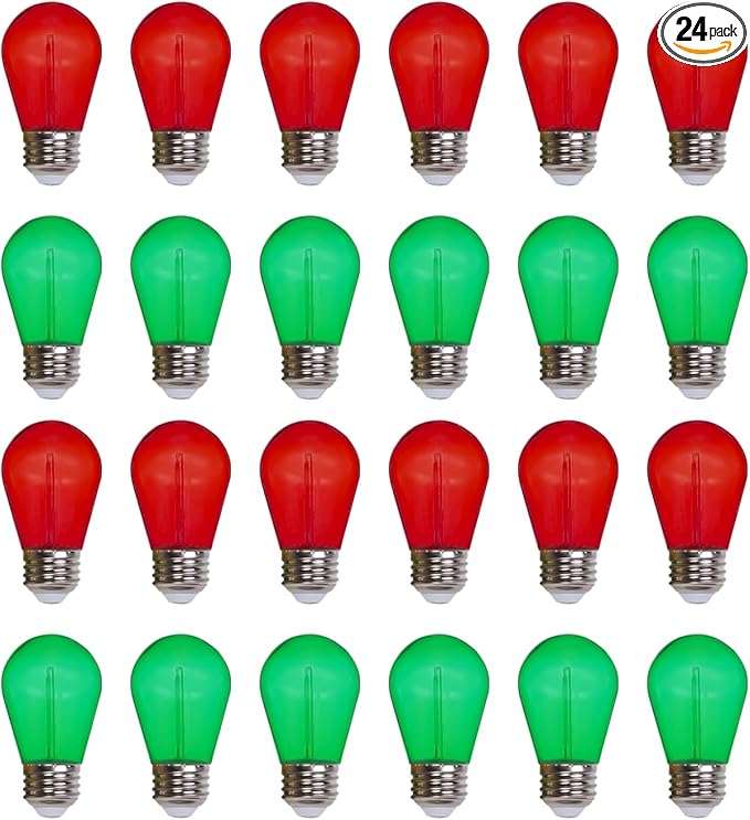 Jslinter Colored String LED Light Bulbs by Jslinter