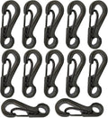 Mini Carabiner Clips with Metal Spring Wiregate Hook and Little Eye Hole by Bytiyar