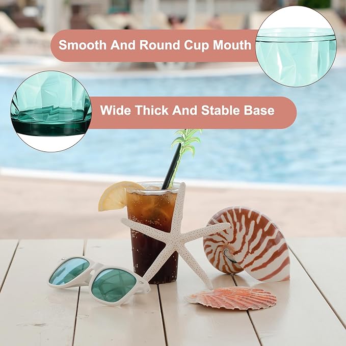 uxcell 7oz Acrylic Drinking Glasses - Image 4