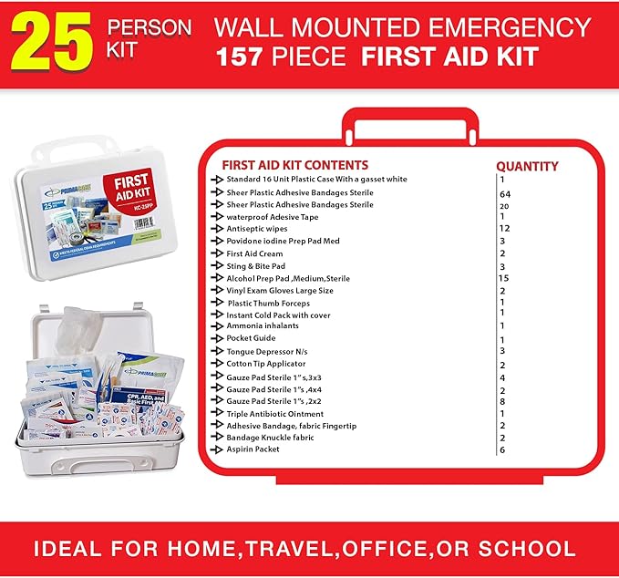 Primacare KC-25PP 25 Person Compact First Aid Kit - Image 5