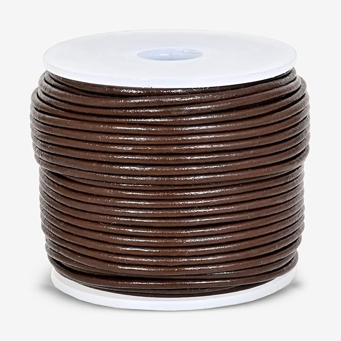 GENIQUE Real/Genuine Round Leather String Cord - Image 2