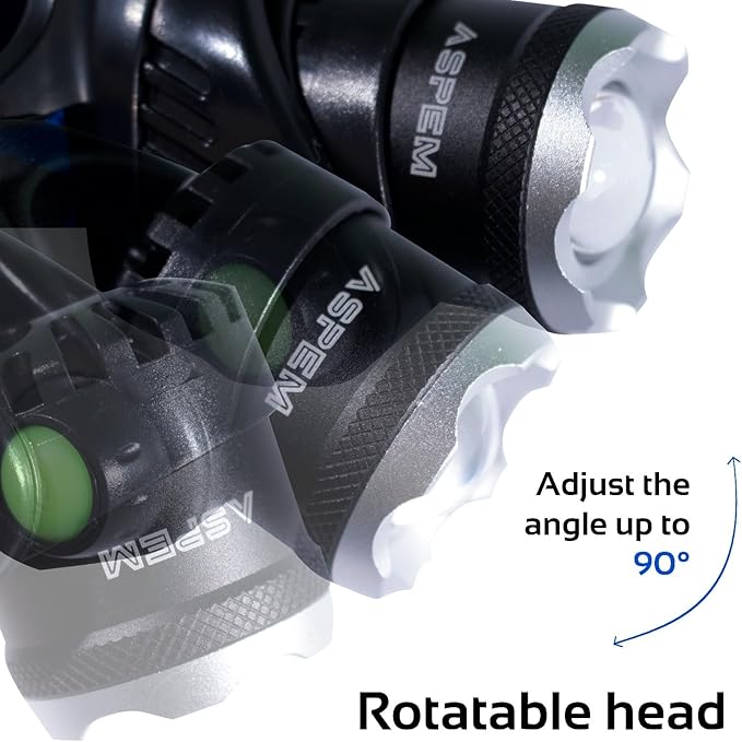 Rechargeable LED headlamp, 1000 lumens - Image 5