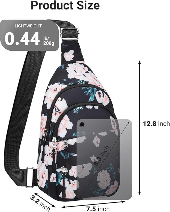 Tuwubi Crossbody Bags for Women, Sling Bag for Men, Small Hiking Backpack Anti - Image 6
