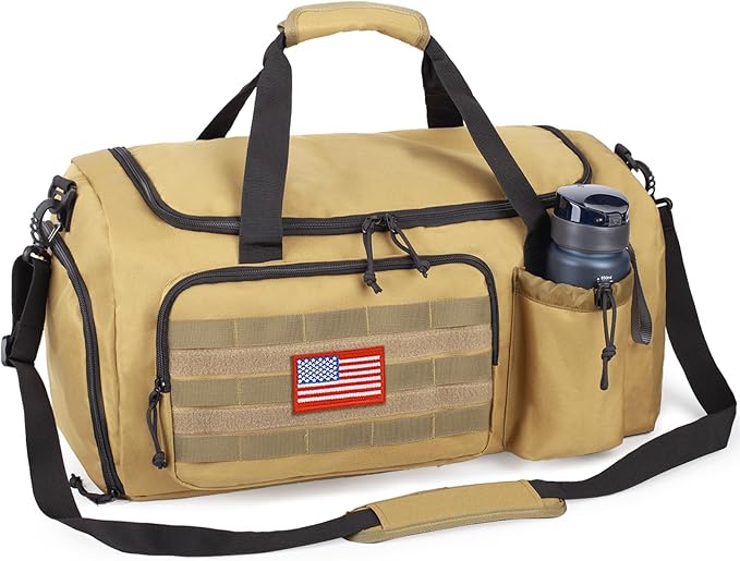 Tactical Gym Bag for Men, 60L Large Capacity Duffle Bags by ATRIPACK