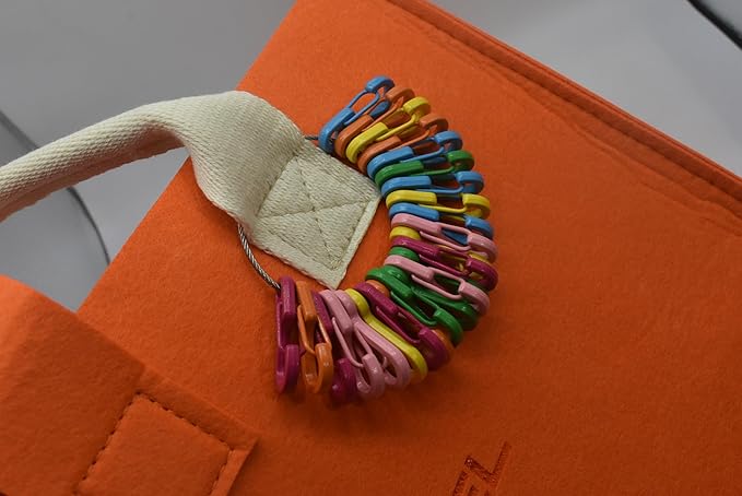 Mini Carabiner Clips with Metal Spring Wiregate Hook and Little Eye Hole - Image 7