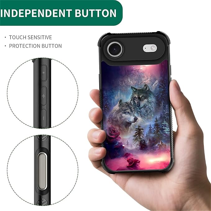 for iPhone 17 Air Case, for MagSafe Graphic Design for Girl Boy Soft Silicone - Image 3
