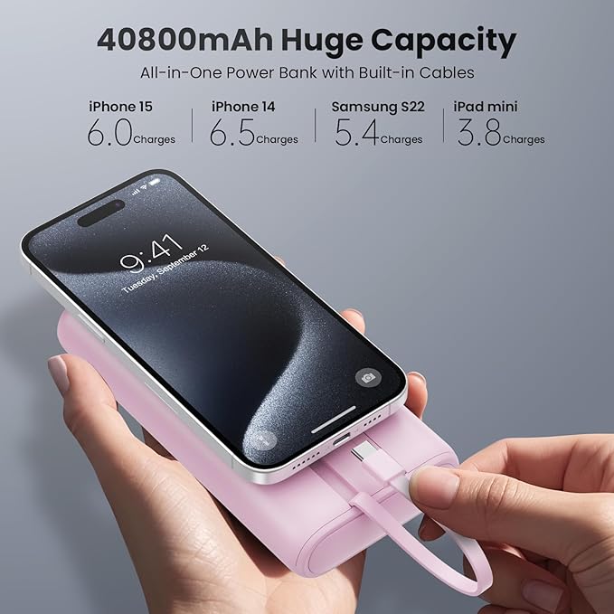 Upgraded Portable Charger 40800mAh Power Bank - Image 2