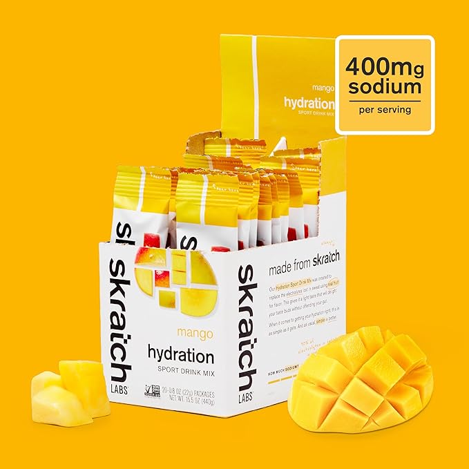 Skratch Labs Hydration Sports Drink Mix Packets – Real‑Fruit Electrolyte Powder - Image 2