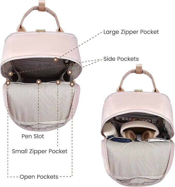 LOVEVOOK Laptop Backpack for Women 15.6 Inch Laptop Bag - Image 4