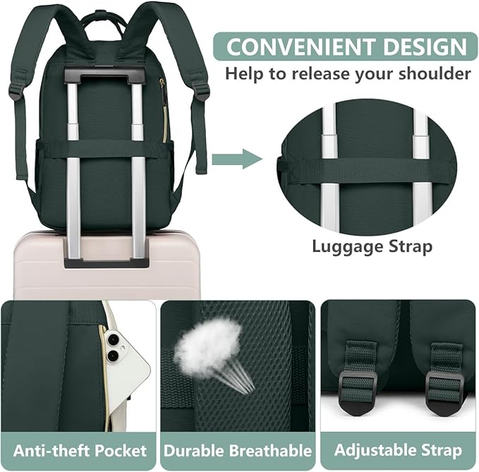 Laptop Backpack for Women Work Bag - Image 5