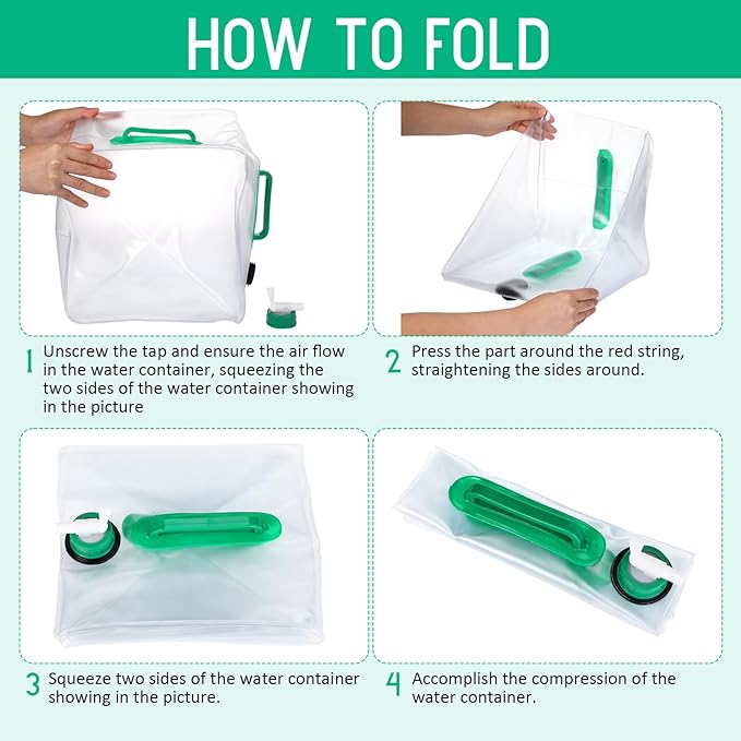 Reallnaive 3 Pack Collapsible Water Container - Image 4