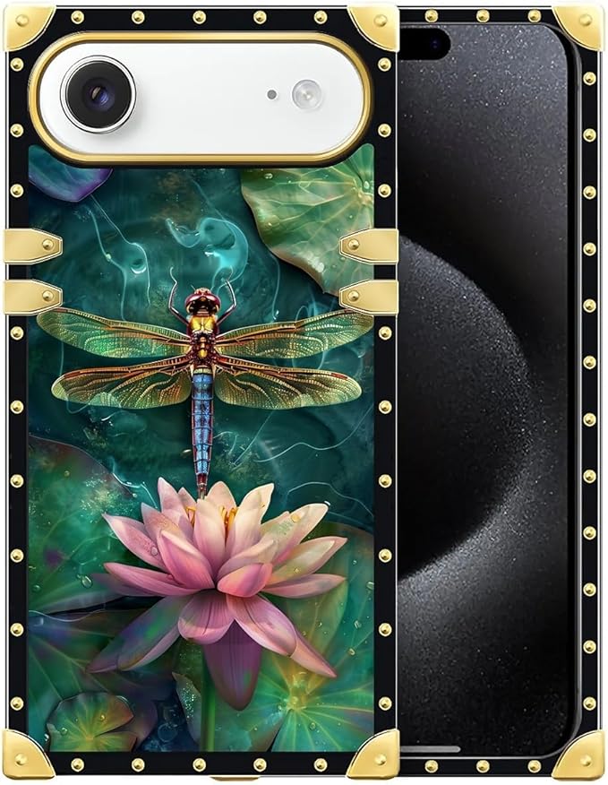 for iPhone 17 Air Case Luxury Golden Decoration by Unknown