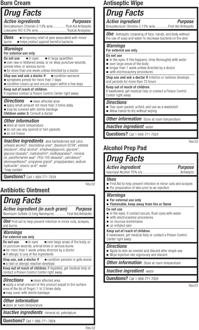 Be Smart Get Prepared OSHA/ANSI First Aid Kit - Image 9