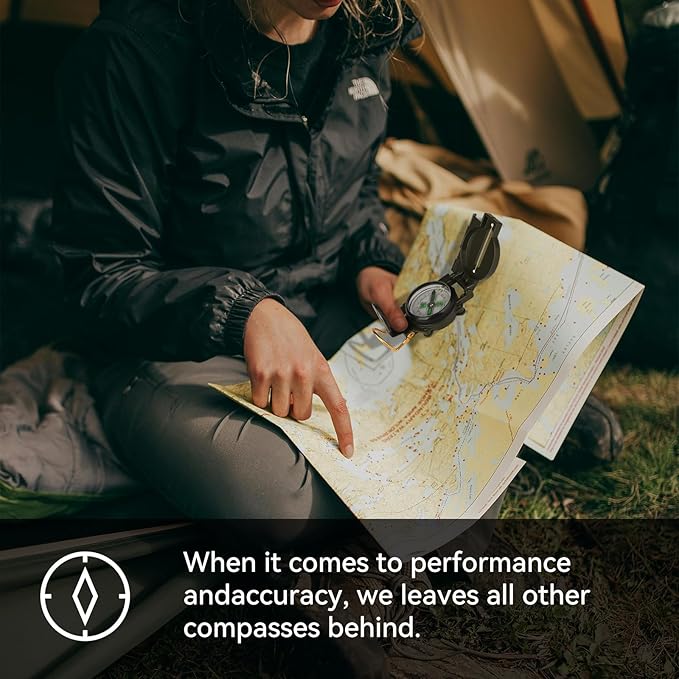 Compass Hiking Survival, Wilderness Survival Compass - Image 7