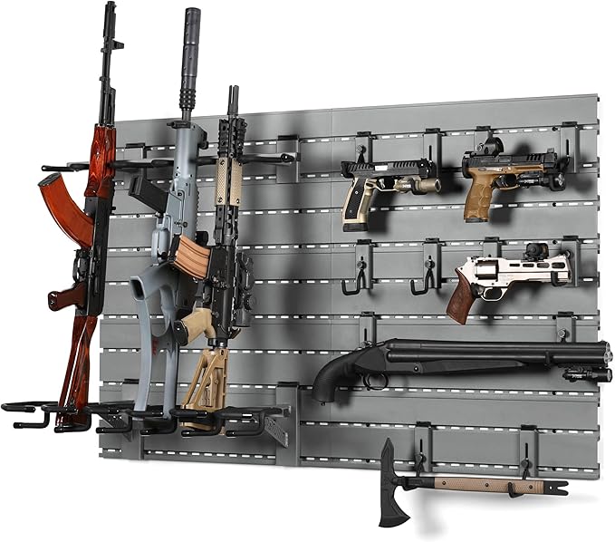 Savior Equipment Wall Rack System Heavy-Duty Steel Tactical Rifle Carbine by SaviorEquipment
