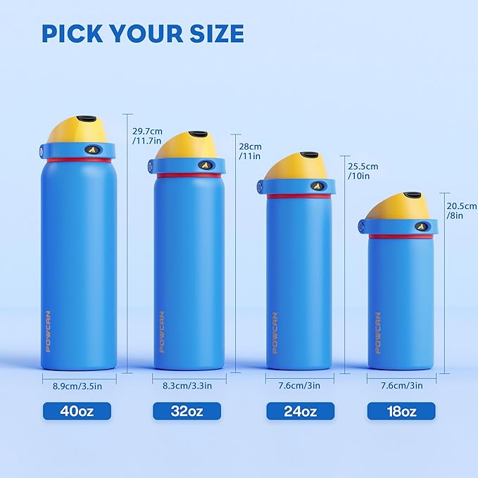POWCAN 18 oz Insulated Water Bottle - Image 8