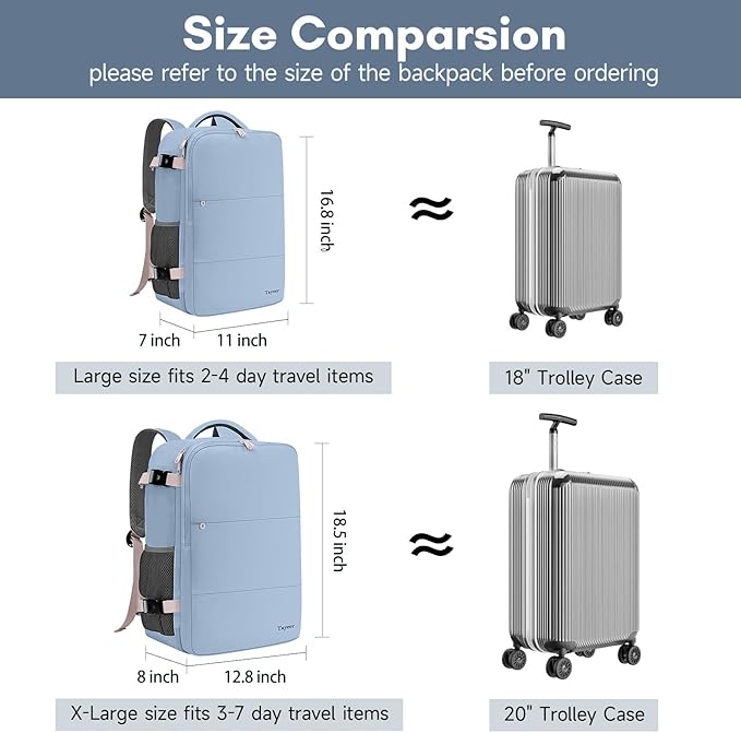 Taygeer Laptop Backpack for Women, TSA Approved Carry On - Image 5