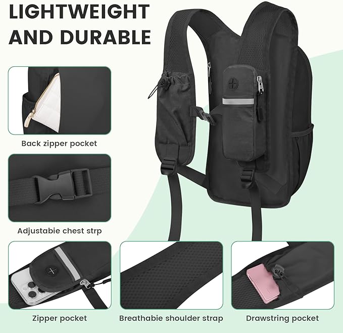 Small Hiking Backpack 15L- Lightweight Packable Foldable Backpack - Image 3