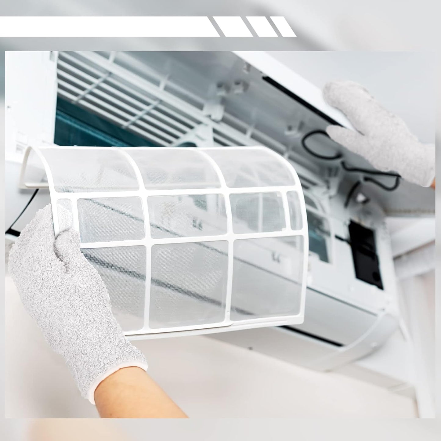 Bencailor 4 Pair Microfiber Dusting Mittens Reusable Women Cleaning Mittens with Thumb for Kitchen