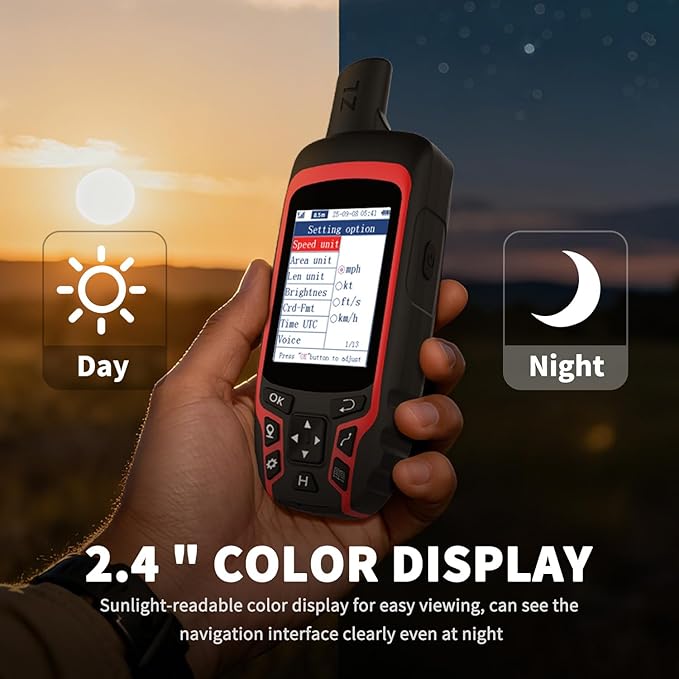 A6 Handheld GPS for Hiking, Rugged Waterproof GPS Navigator - Image 7