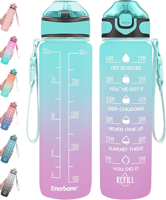 Enerbone 32 oz Drinking Water Bottle by Enerbone
