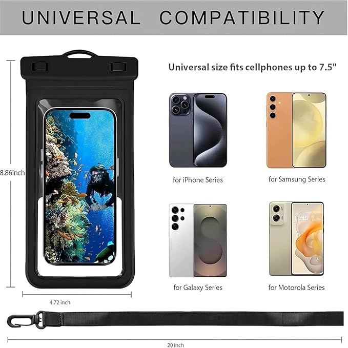MOLOPPO Waterproof Phone Pouch, - Image 2