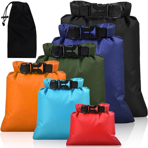 6Pack Waterproof Dry Bags, lightweight outdoor dry bags by Unknown