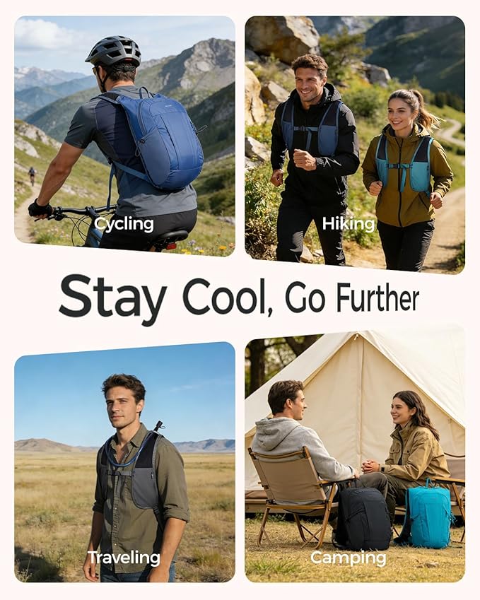 ECOHUB 15L Lightweight Packable Hiking Backpack - Image 7