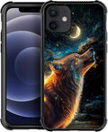 for iPhone 11 Case, Star Cave Hungry Wolf Pattern Graphic Design Girl Boy Soft by FKBRCL4U