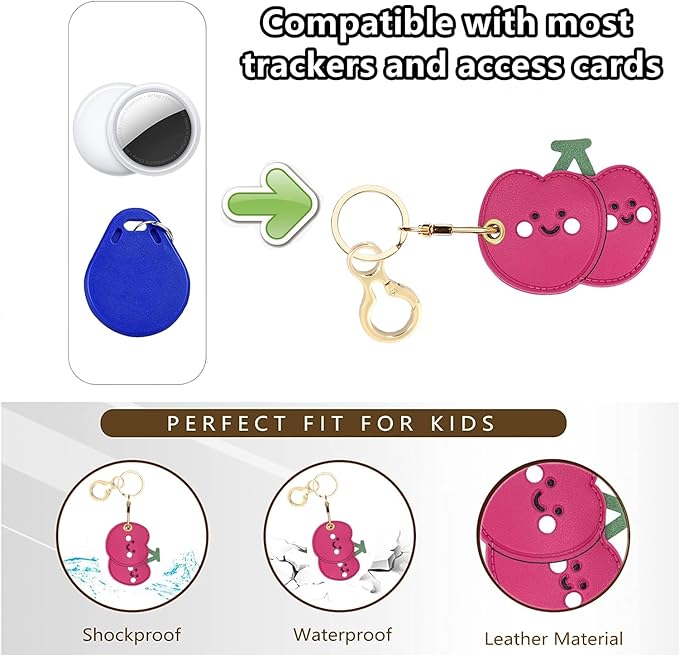 Leather Keychain Holder Case Compatible - Image 3