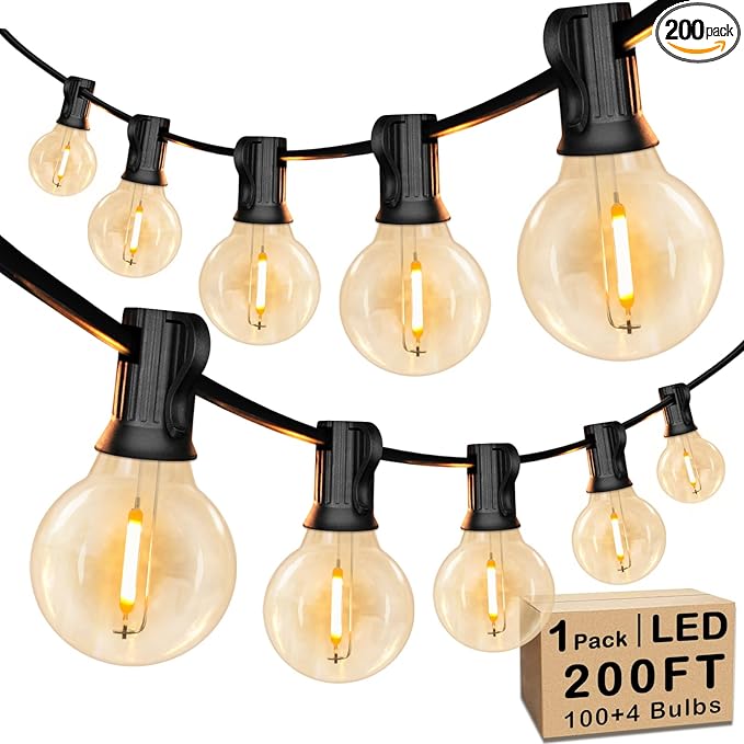 200FT LED Outdoor String Lights by WelcometoVerRon