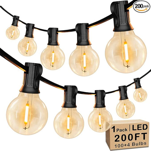 200FT LED Outdoor String Lights by WelcometoVerRon