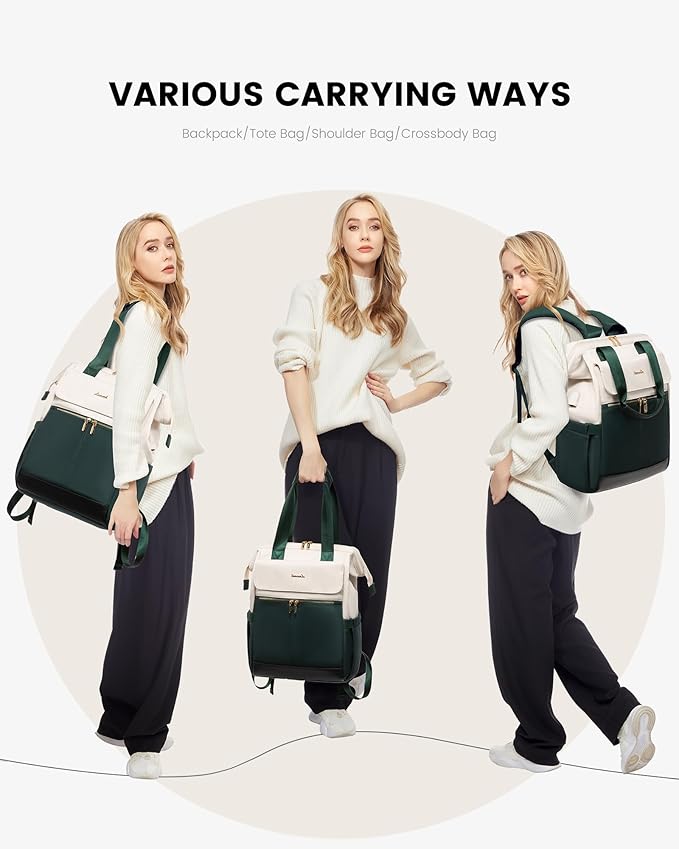 LOVEVOOK Laptop Backpack for Women, 15.6 Inch Work Laptop Bag - Image 6