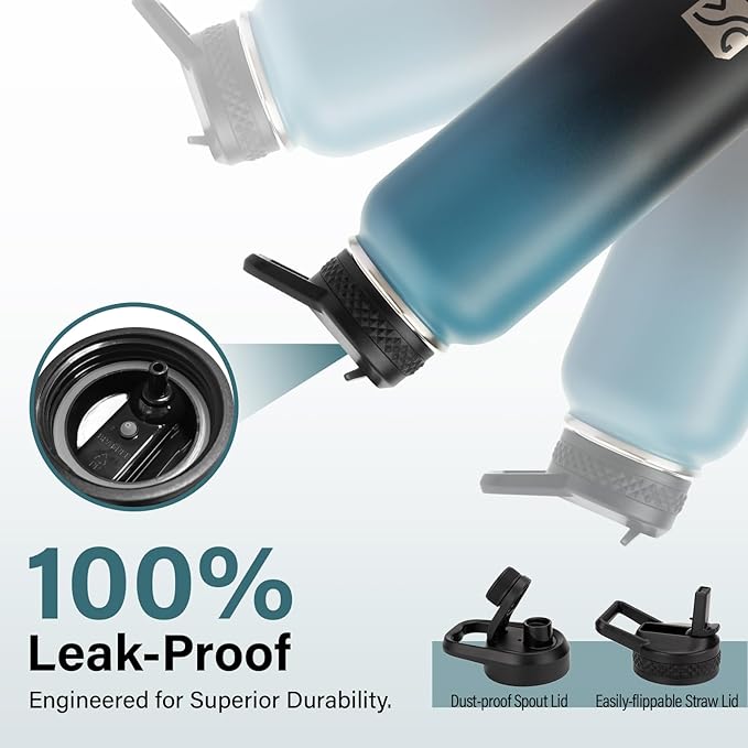 DYSANKY 40 oz Insulated Water Bottle | Thickened Stainless Steel Vacuum Metal - Image 7
